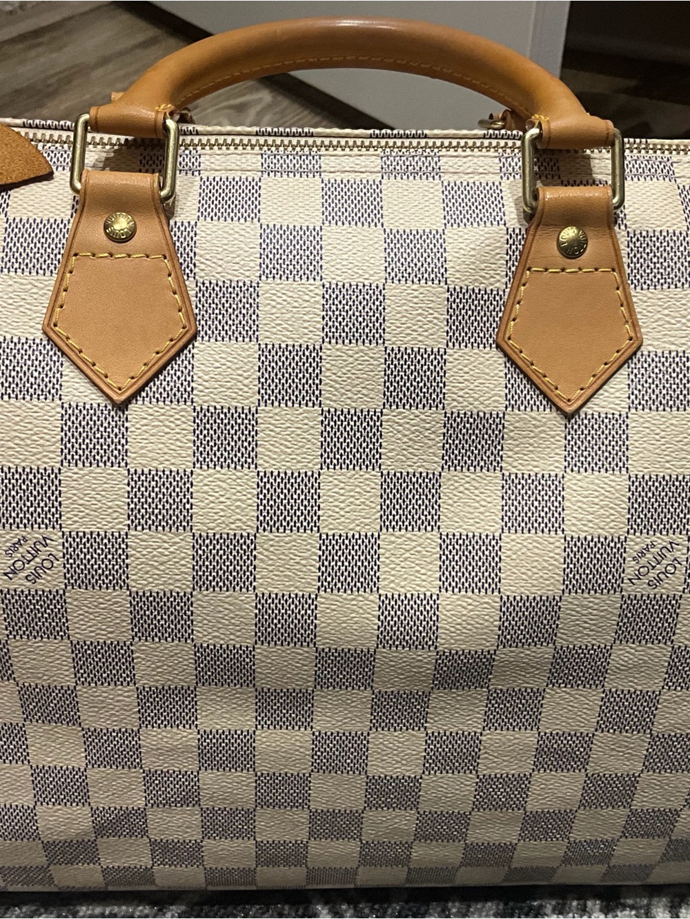 Louis Vuitton Damier Azur Satchel Speedy 35